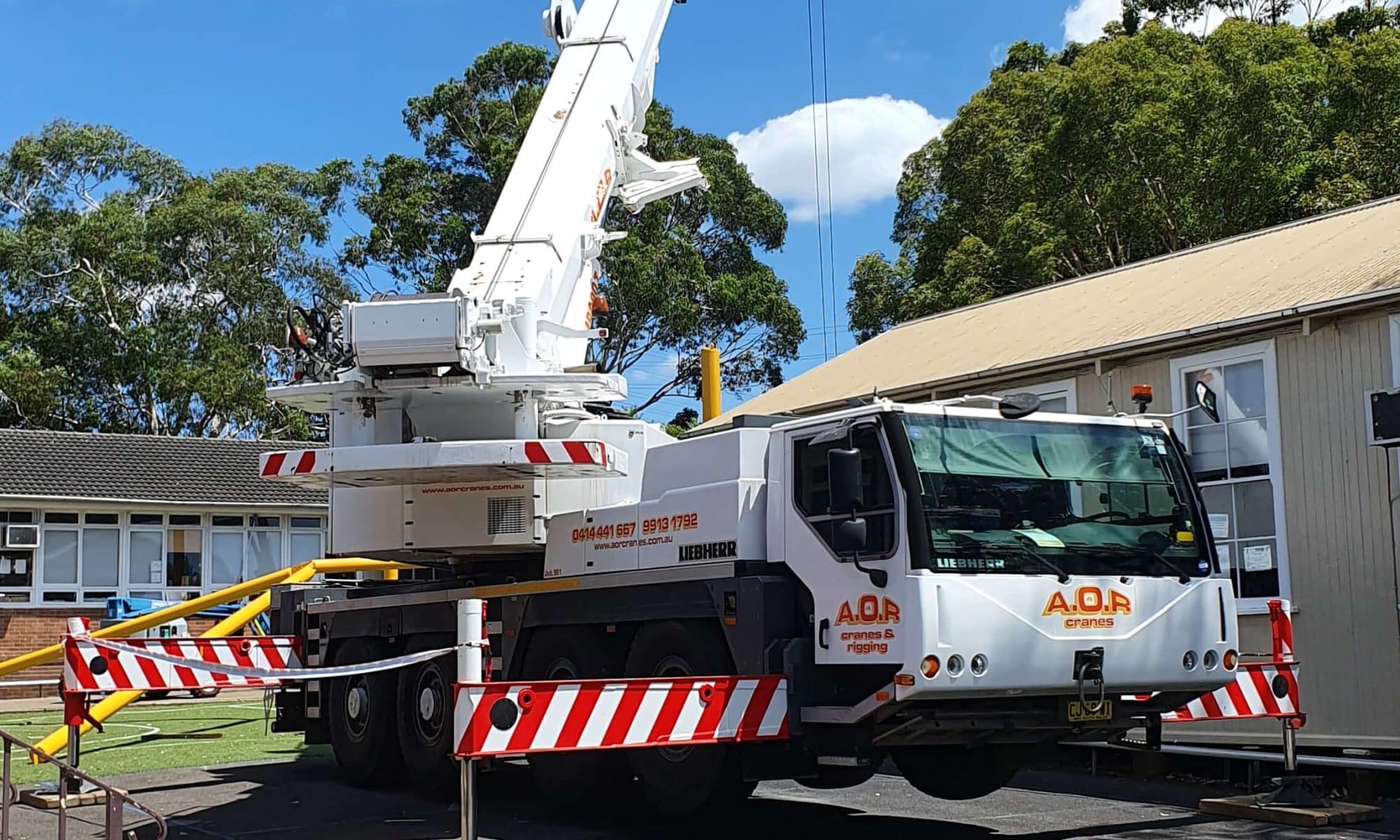 AOR Crane Service at Condell Park Public School