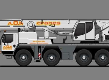 90 Ton Liebherr LTM 1090 crane