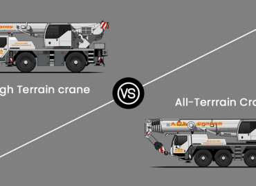 Difference between Rough terrain crane and All terrain crane