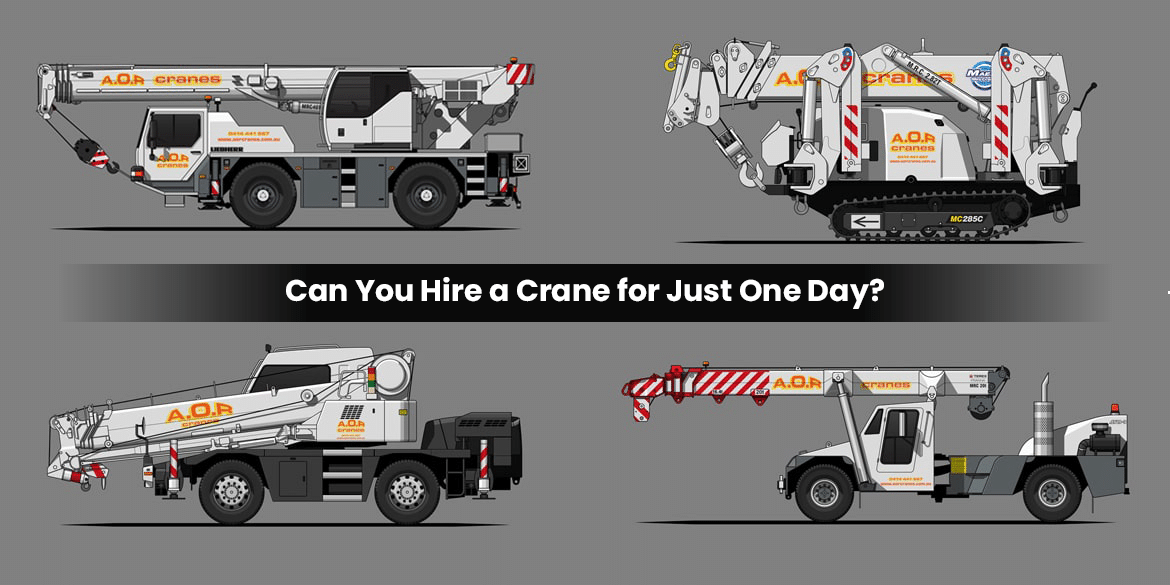 crane hire for one day