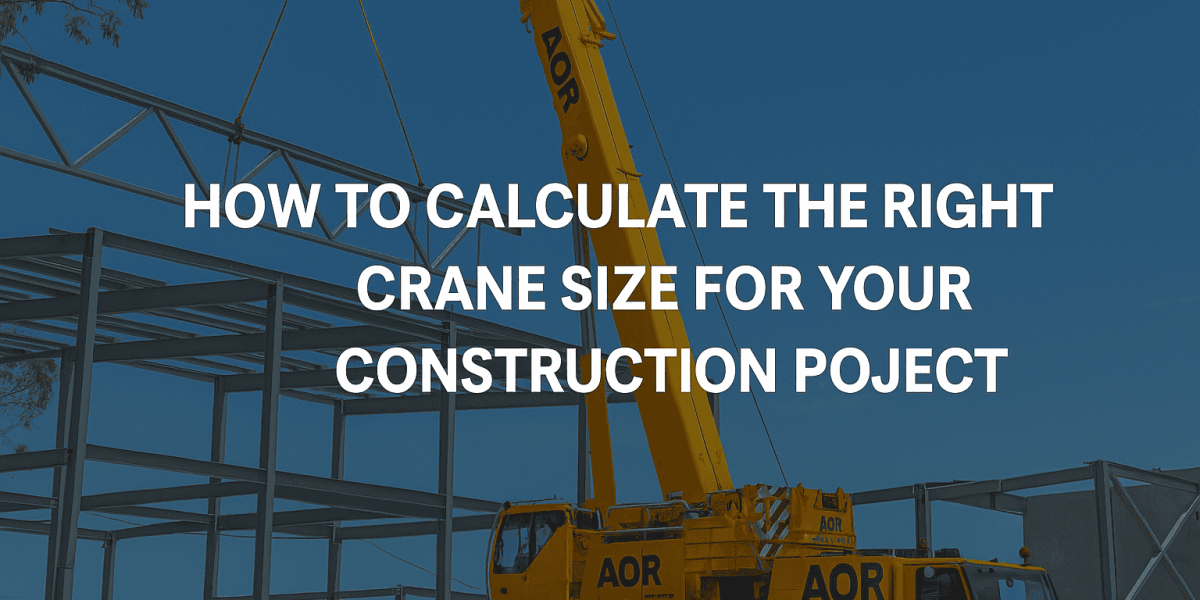 Crane size calculator