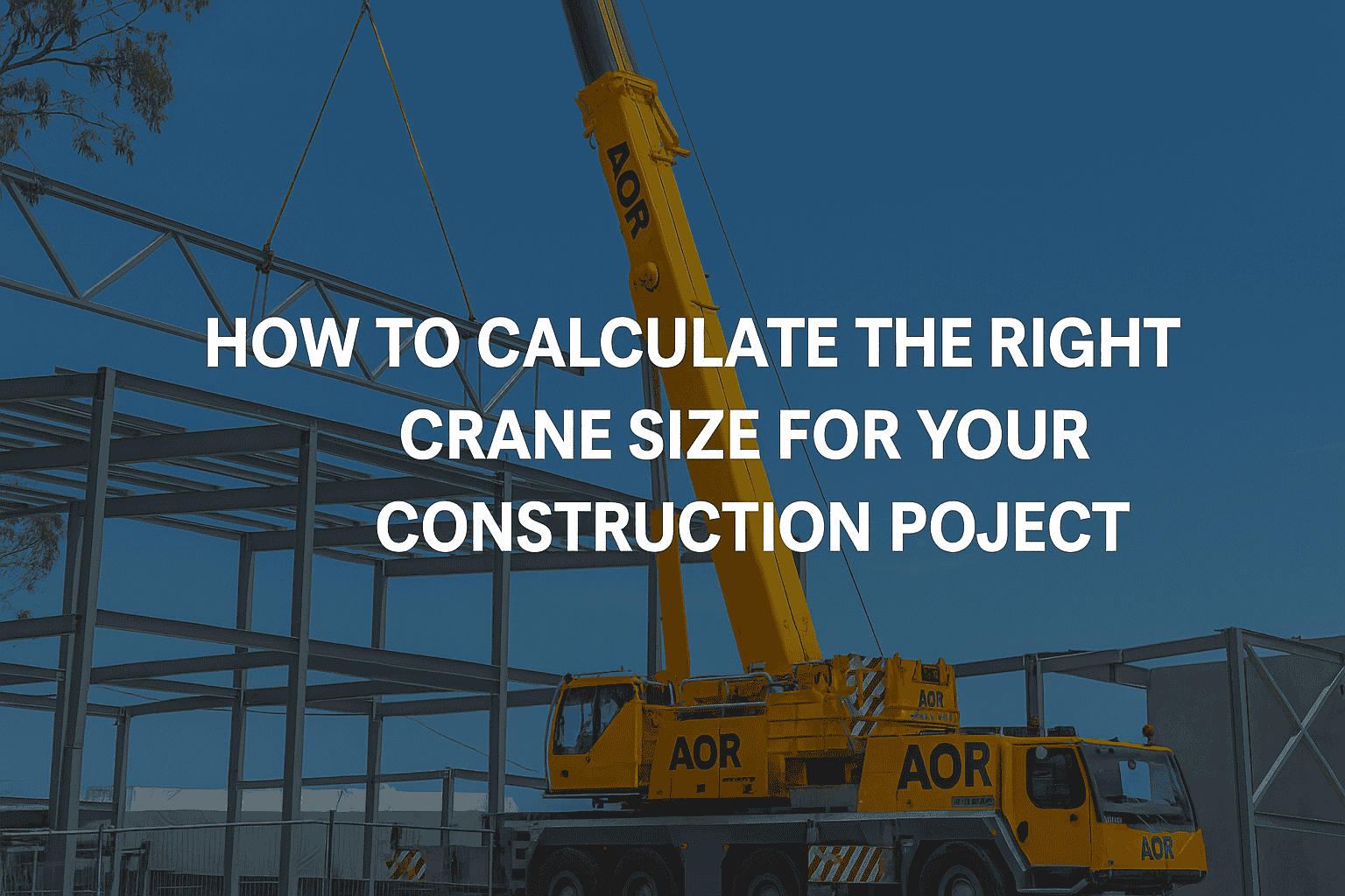 Crane size calculator